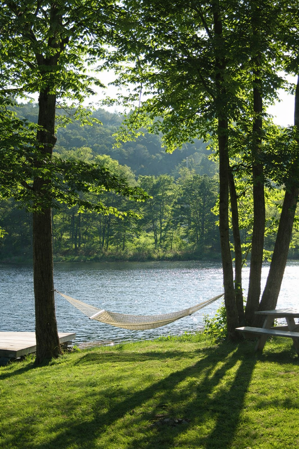 夏の湖